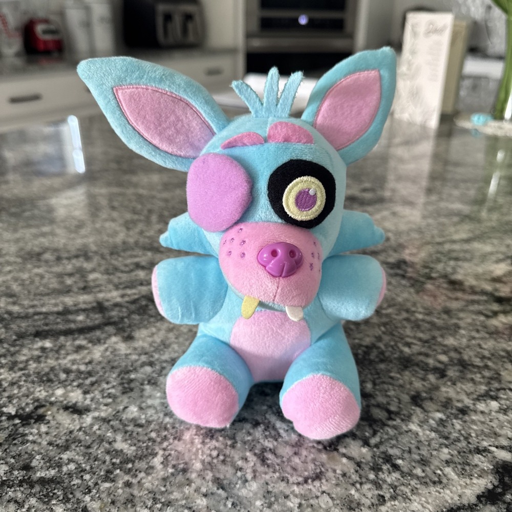 Foxy Five Nights at Freddy's Plush Funko FNAF 2021 Pink Blue Very Clean